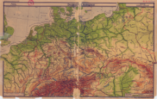 Deuschland, Bodengestalt : Maßstab 1:4 000 000