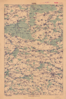 Skwira : podziałka 1:200.000 czyli 1 cm.= 2 km.