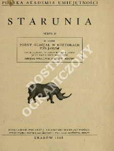 Późny glacjał w Roztokach pod Jasłem : (Mięczaki opracował Jarosław Urbański) = Late-glacial in Roztoki near Jasło (West Carpathian Mountains)