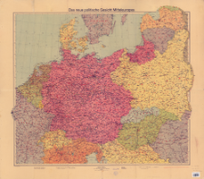 Das neue politische Gesicht Mitteleuropas Maßstab 1:2 000 000