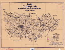 Powiat Zielonogórski : mapa administracyjna i komunikacyjna w skali 1:100 000