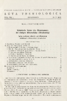 Motorische Kerne des Hirnstammes bei einigen Microtidae (Rodentia); Jądra ruchowe rdzenia przedłużonego niektórych Microtidae (Rodentia)