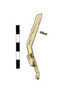 Artifact (nail?), fragment