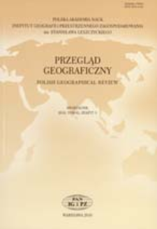 Mapa zagrożeń geomorfologicznych wywołanych wezbraniem rzeki górskiej (na przykładzie dolnej części doliny Ścinawki, Sudety Środkowe) - Map of geomorphological threats arising out of floods along a mountain river (as exemplified by the lower Ścinawka, Middle Sudety Mts., Poland)