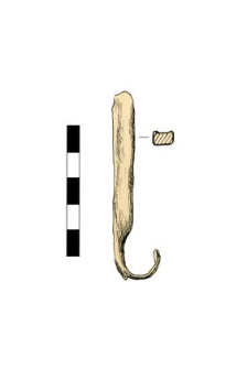 Handle of a bucket, fragment