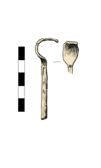 Artifact (with an eyelet), fragment