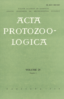 Acta Protozoologica, Vol. 25, Nr 1