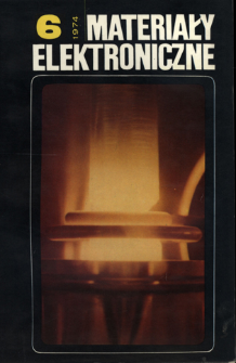 Materiały Elektroniczne 1974 nr 6