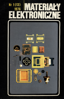 Materiały Elektroniczne 1976 nr 1(13)