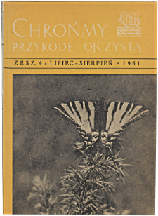 Chrońmy Przyrodę Ojczystą Tom 17 z. 4 (1961)