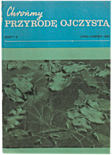 Chrońmy Przyrodę Ojczystą Tom 39 z. 4 (1983)