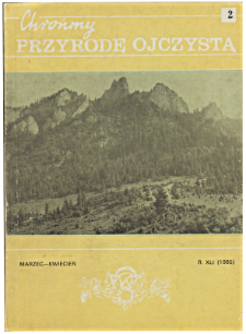 Chrońmy Przyrodę Ojczystą Tom 41 z. 2 (1985)