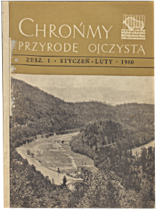 Chrońmy Przyrodę Ojczystą Tom 16 z. 1 (1960)