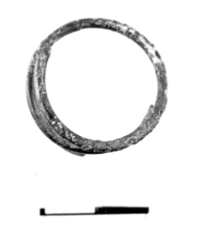 earring with a double coil (Tomice)