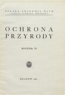 Ochrona Przyrody R. 33 (1968)