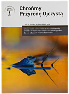 Chrońmy Przyrodę Ojczystą Tom 71 z. 2 (2015)