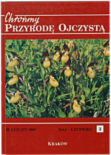 Chrońmy Przyrodę Ojczystą Tom 57 z. 3 (2001)