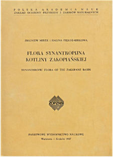 Studia Naturae No. 30 (1987)