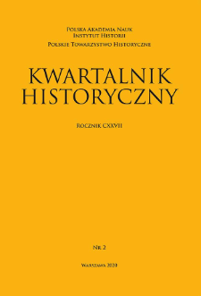 Kwartalnik Historyczny R. 127 nr 2 (2020), In Memoriam