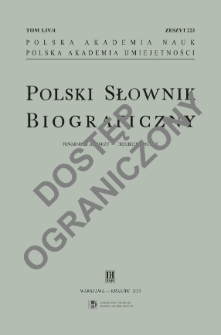 Polski Słownik Biograficzny T. 55 (2023-), Trembecki Stanisław -