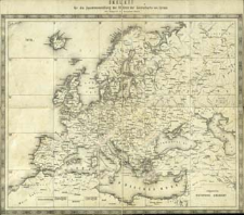 General-Karte von Europa in 25 Blättern