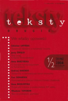 Teksty Drugie Nr 1-2 (2004)