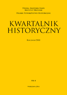 Kwartalnik Historyczny R. 121 nr 4 (2014), In memoriam