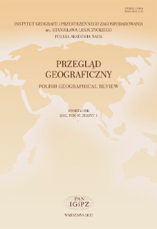 Przegląd Geograficzny T. 87 z. 1 (2015)