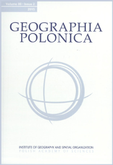 Geographia Polonica Vol. 88 No. 2 (2015)