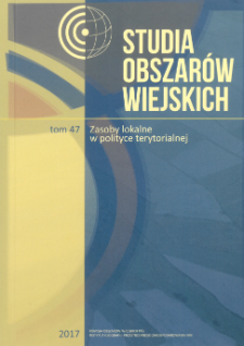 Studia Obszarów Wiejskich = Rural Studies, t. 47