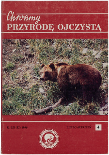 Chrońmy Przyrodę Ojczystą Tom 52 z. 4 (1996)