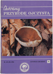 Chrońmy Przyrodę Ojczystą Tom 52 z. 6 (1996)