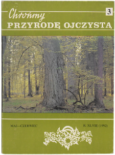 Chrońmy Przyrodę Ojczystą Tom 48 z. 3 (1992)