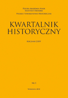 Kwartalnik Historyczny R. 125 nr 3 (2018), Artykuły recenzyjne i recenzje
