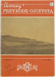 Chrońmy Przyrodę Ojczystą Tom 40 z. 1 (1984)