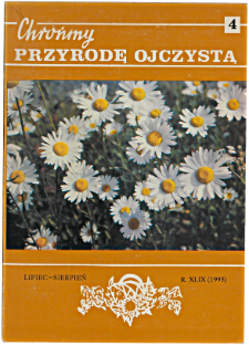 Chrońmy Przyrodę Ojczystą Tom 49 z. 4 (1993)