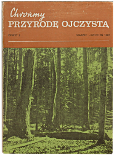 Chrońmy Przyrodę Ojczystą Tom 37 z. 2 (1981)