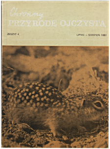 Chrońmy Przyrodę Ojczystą Tom 37 z. 4 (1981)