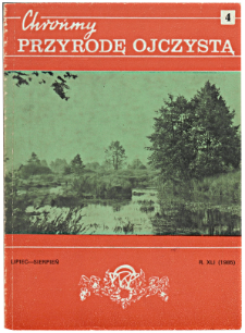 Chrońmy Przyrodę Ojczystą Tom 41 z. 4 (1985)